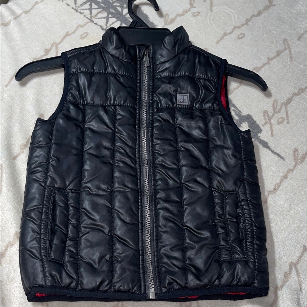 Calvin Klein Kids Quilted Black Vest